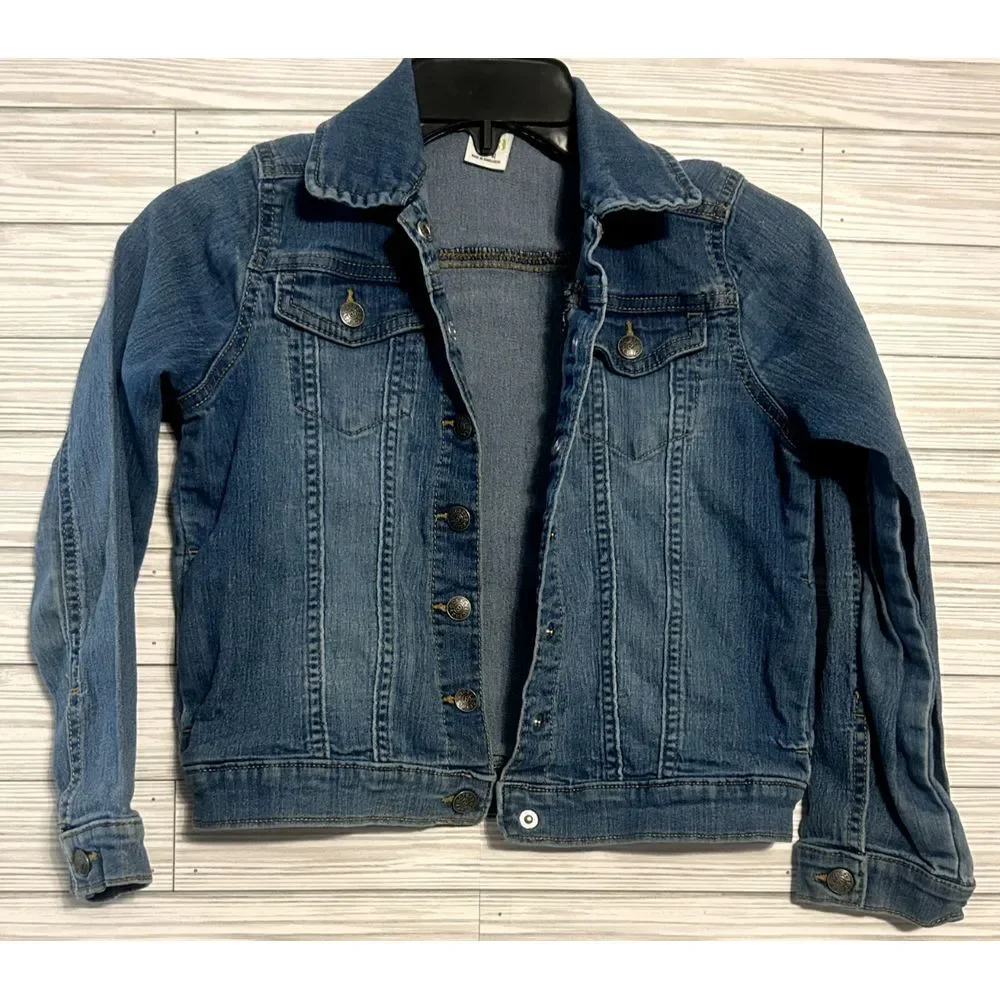 Crazy 8‎ Girls Blue Jean Denim Jacket Size Medium 7/8